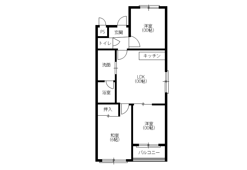 第2パールハイム 301号室01